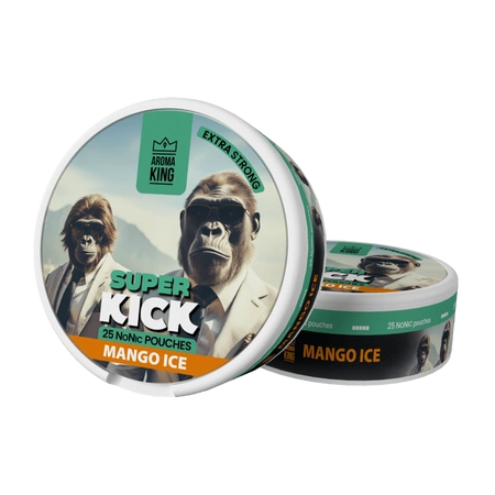 Saszetki nikotynowe Aroma King NoNic Super Kick - Mango Ice 5mg 