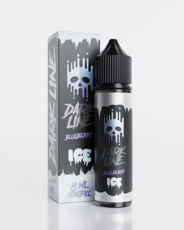 Longfill Dark Line Ice 8/60ml - Blueberry