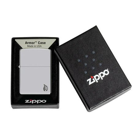 Feuerzeug ZIPPO - ARMOR SERIES FLAME SILVER