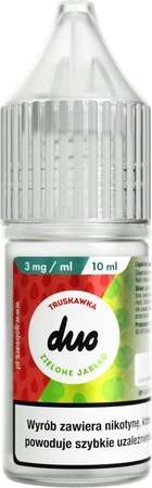 Liquid DUO 10ml - Truskawka Zielone Jabłko 3mg