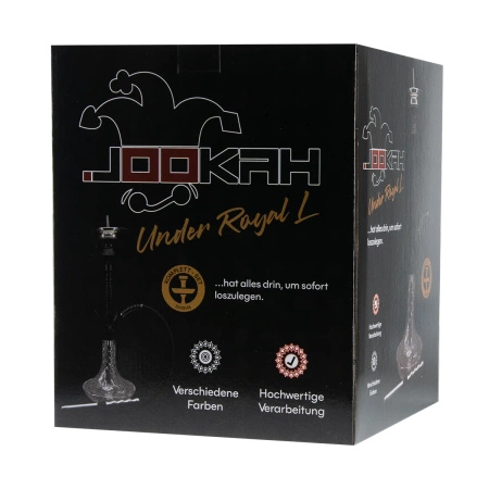 Wasserpfeife Jookah Under Royal L - Black