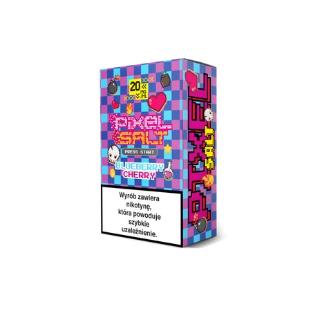 E-Liquid PIXEL Salt 10ml - Blueberry Cherry 20mg