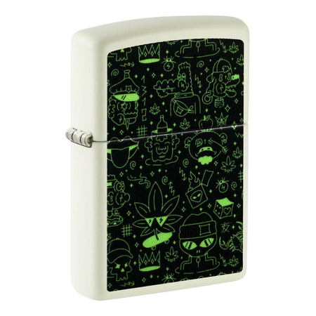 Feuerzeug ZIPPO - DOODLE CANNABIS