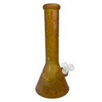 Bongo pipe High Fly (SI) - Mushrooms Gold (w.32cm)