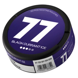 Nicotine pouches 77 Black Currant Ice 10,4mg