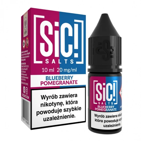 E-liquid SIC! Salt 10ml - Blueberry Pomegranate 20mg