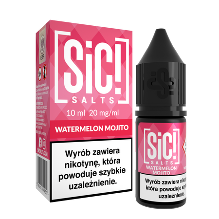 Liquid SIC! Salt 10ml - Watermelon Mojito 20mg