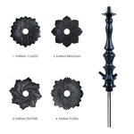 Wasserpfeife (Körper) Karma 3.3 Black