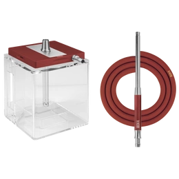 Fajka Wodna Hoob Atom Wine red x SS x TR