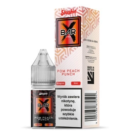 E-liquid Slushie Bar Salt 10ml - Pom Peach Punch 20mg
