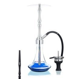 Waterpipe Aladin Rocket Silver Blue