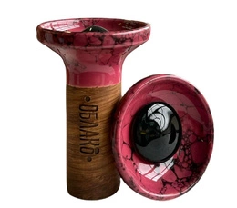 Hookah Bowl Oblako Flow Black On Burgundy