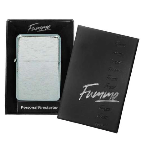 Petrol lighter Fummo Chrome Brushed (Gift Box)