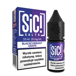 Liquid SIC! Salt 10ml - Blackcurrant Grape 20mg