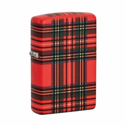Lighter  ZIPPO - RED PLAID MATTE