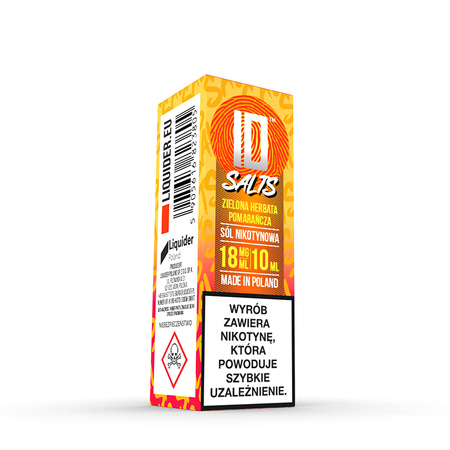 Liquid ID SALTS 10ml - Zielona Herbata Pomarańcza 18mg