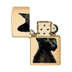 ZIPPO - Egyptian Cat Brass Brushed