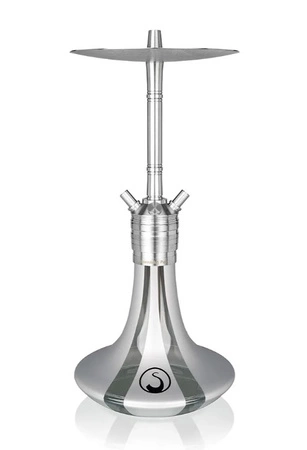 Waterpipe Steamulation Pure Silver Matt Metallic