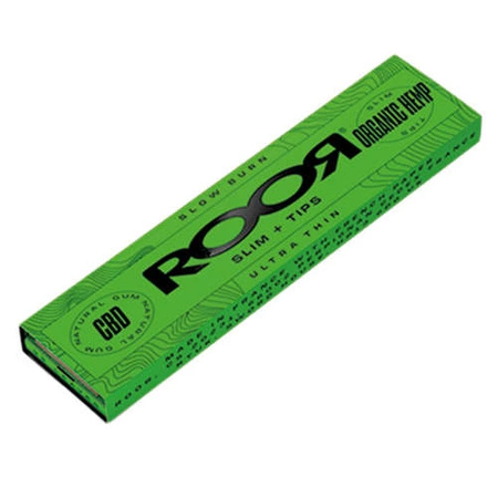 Rolling Papers ROOR (CBD) Organic Slim+Tips