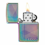 ZIPPO - Illusion Line Pattern Multicolor