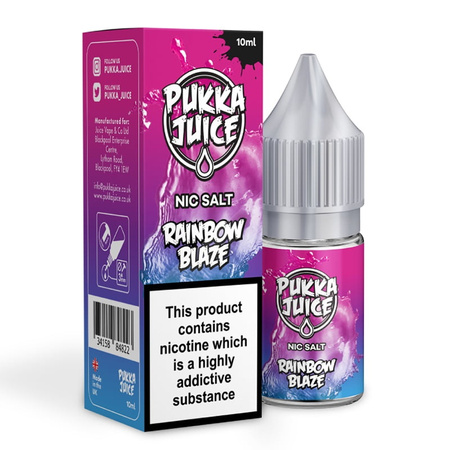 Liquid Pukka Juice Salt 10ml - Rainbow Blaze 20mg