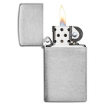 Feuerzeug ZIPPO - SLIM CHROME BRUSHED