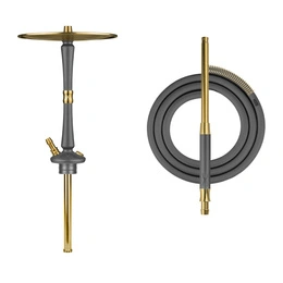 Hookah Stem Hoob Go Space grey x Gold