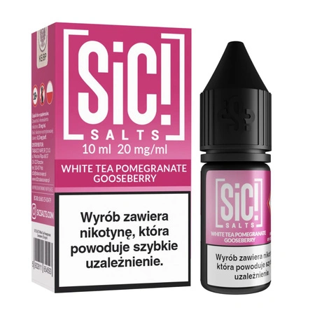 E-Liquid SIC! Salt 10ml - White Tea Pomegranate Gooseberry 20mg
