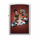 Feuerzeug ZIPPO - BARBER SHOP PIN-UP
