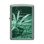 Lighter ZIPPO - THC CANNABIS LEAVES MATTE