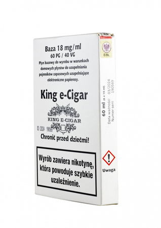 Nikotin Basis King e-Cigar 60ml 60/40 - 18mg (120op.)