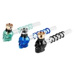 Fajka szklana Skull (mix) 19cm