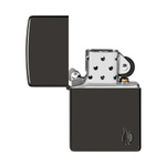 Feuerzeug ZIPPO - ARMOR SERIES FLAME BLACK