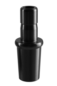 Aluminium silicone hose connector for Aladin ALUX Black