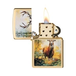 ZIPPO - Watercolor Deer Brass
