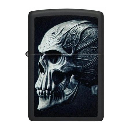 ZIPPO - Cyberpunk Skull Black Matte