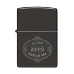 Feuerzeug ZIPPO - BLACK ZIPPO DESIGN