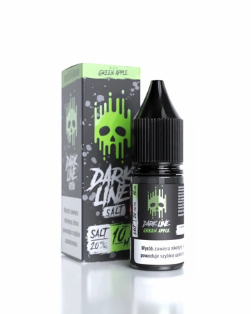 Liquid Dark Line Salt 10ml - Green Apple 20mg