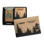 ZIPPO - Woodchuck Flame Emblem Green