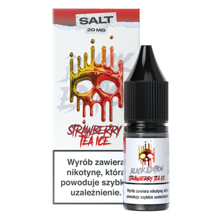 Liquid Dark Line Black Edition Salt 10ml - Strawberry Tea Ice 20mg