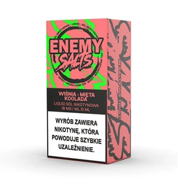 Liquid Enemy Salts 10ml - Wiśnia Mięta Koolada 18mg