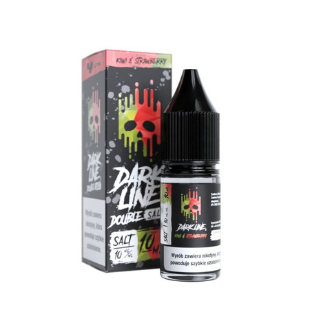 Liquid Dark Line Double Salt 10ml - Kiwi Strawberry 10mg