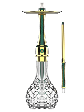 Wasserpfeife Maxx Royal Emerald Gold Screw