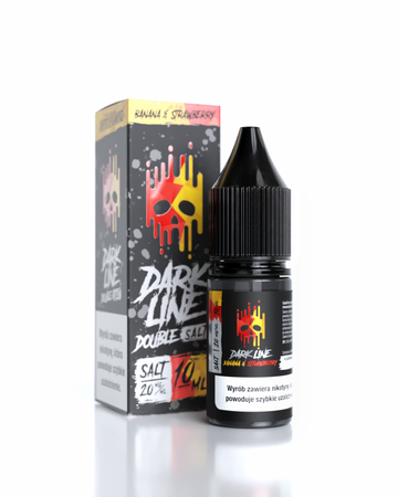 Liquid Dark Line Double Salt 10ml - Strawberry Banana 20mg