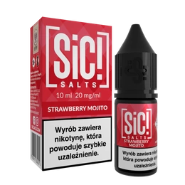 E-liquid SIC! Salt 10ml - Strawberry Mojito 20mg