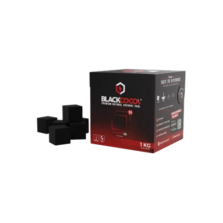 Coconut charcoal Black Coco's Cubes26 Naturkohle 1kg
