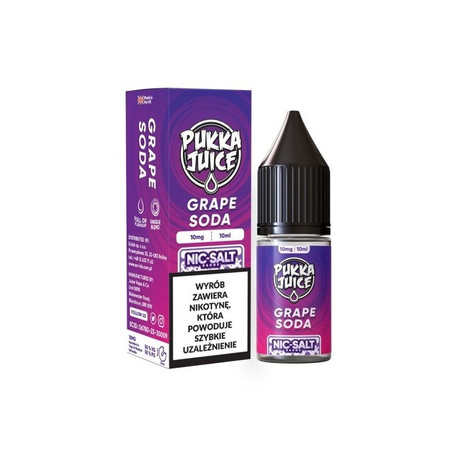 Liquid Pukka Juice Salt 10ml - Grape Soda 20mg