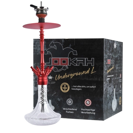 Waterpipe Jookah Underground L Red