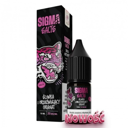 Liquid Sigma Salt 10ml - Śliwka i Orzeźwiający Granat 20mg