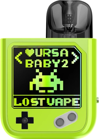 E-Papieros POD Lost Vape Ursa Baby 2 Joy Green x Pixel Role